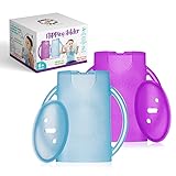 Flipping Holder with lid for Food Pouches & Juice