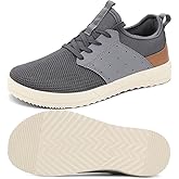 CFVKPT Men's Wide Toe Box Shoes Arch Support Barefoot Dress Sneakers Fashion Comfortable Breathable Casual Shoes