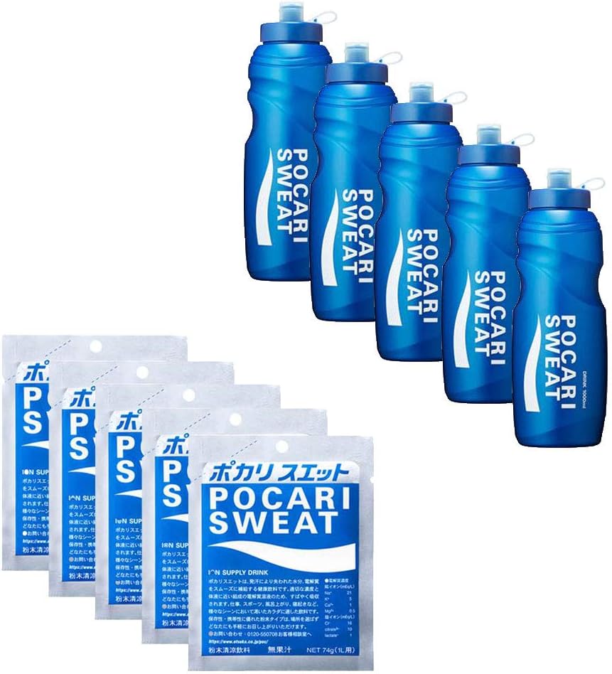Amazon 大塚製薬 ポカリスエット Pスエットスクイズボトル ボーナスパック 5個セット 5set ノーブランド品 ボトル ジャグ