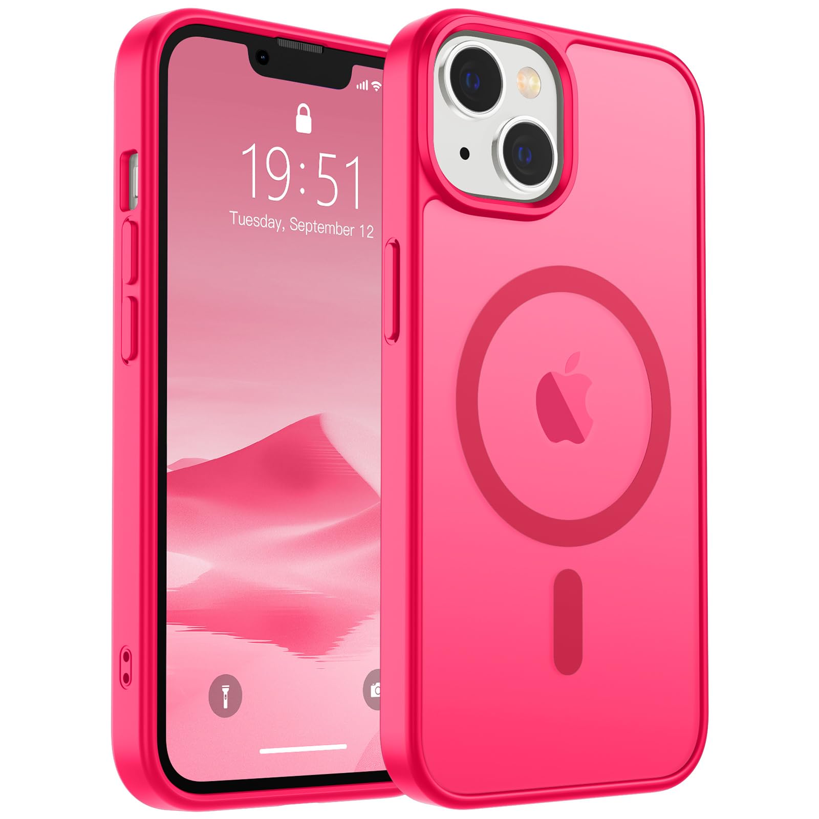 SUPFINE Magnetic for iPhone 14 Case & iPhone 13