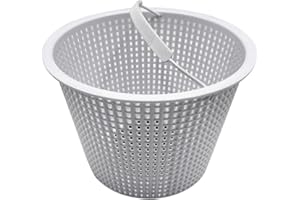 Poolzilla 8" Weighted Skimmer Basket for SP1070, Heavy Duty Skimmer Basket for Pool Maintenance, Included Weight and Handle for Ease of Use
