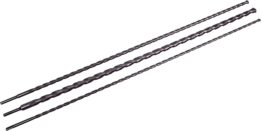 Amtech E0690 3 Piece 100cm SDS Drill Bit Set 40" 1000mm