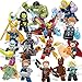 16 Super Heroes Building Blocks Action Figures - Super Hero Minifigures Set with Accessories - Bricks Action Figures Toy