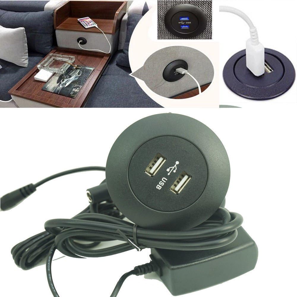 Amazon Com 110v 240v Power Socket Dual Usb Phone Charging Ports For Ease Power Recliner Chair Electric Sofa Okin Limoss Lift Chair Charger Power Recliner Gaming Chair Seat Furniture Flush Mount Kitchen