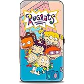 rugrats womens Buckle-down Hinge - Group Pose Wallet, Multicolor, 7 x 4 US