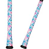 Supacaz Super Sticky Kush Baseball Bat Tape - 0.5mm | Softball Bat Wrap High Performance Pro Big League Bat Grip