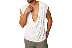 Men's Workout Sexy Deep V Neck Sports Tank Tops Quick Dry Gym Muscle Tees Fitness Bodybuilding Sleeveless T Shirts