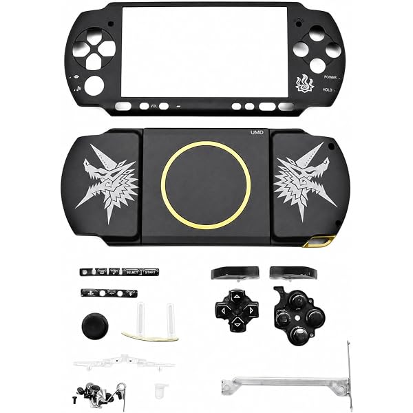 Narwhalss Replacement Shell Kit for PSP3000,Full Case with Buttons
