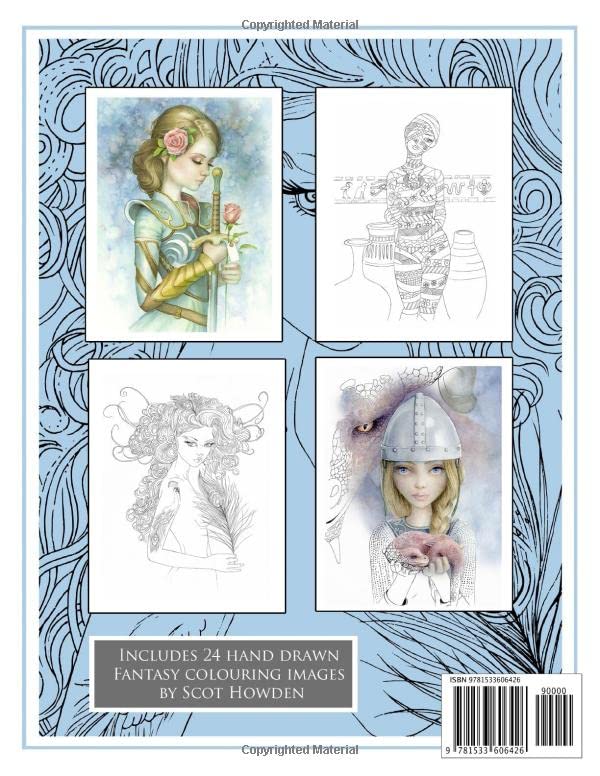 Colouring Fantasy Colouring Book By Scot Howden on Galleon Philippines