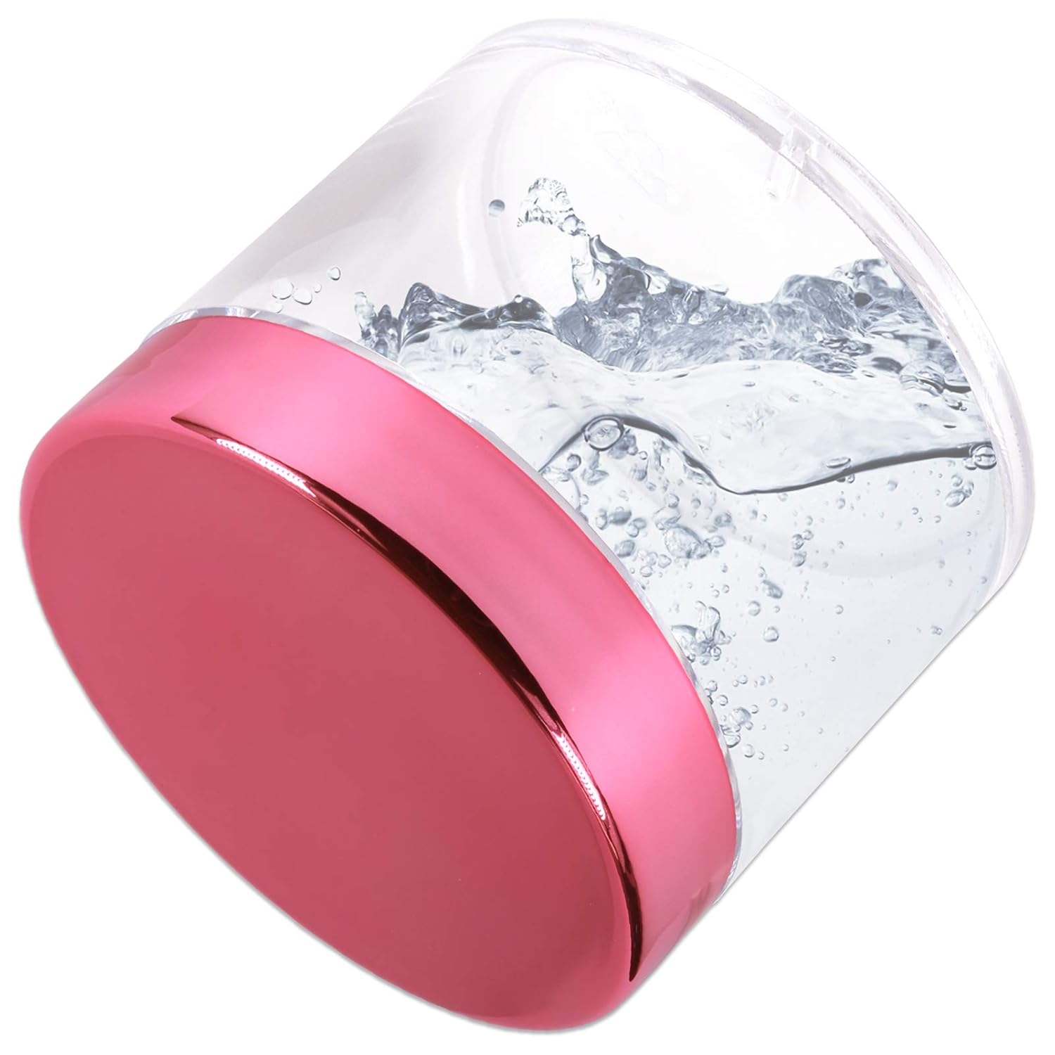 Beauticom 2 oz./ 60 Grams/ 60 ML Thick Wall Round Clear Plastic LEAK-PROOF Jars Container with ROSE GOLD Lids for Cosmetic, Lip Balm, Creams, Lotions, Liquids (36 Jars, Rose Gold) : Beauty