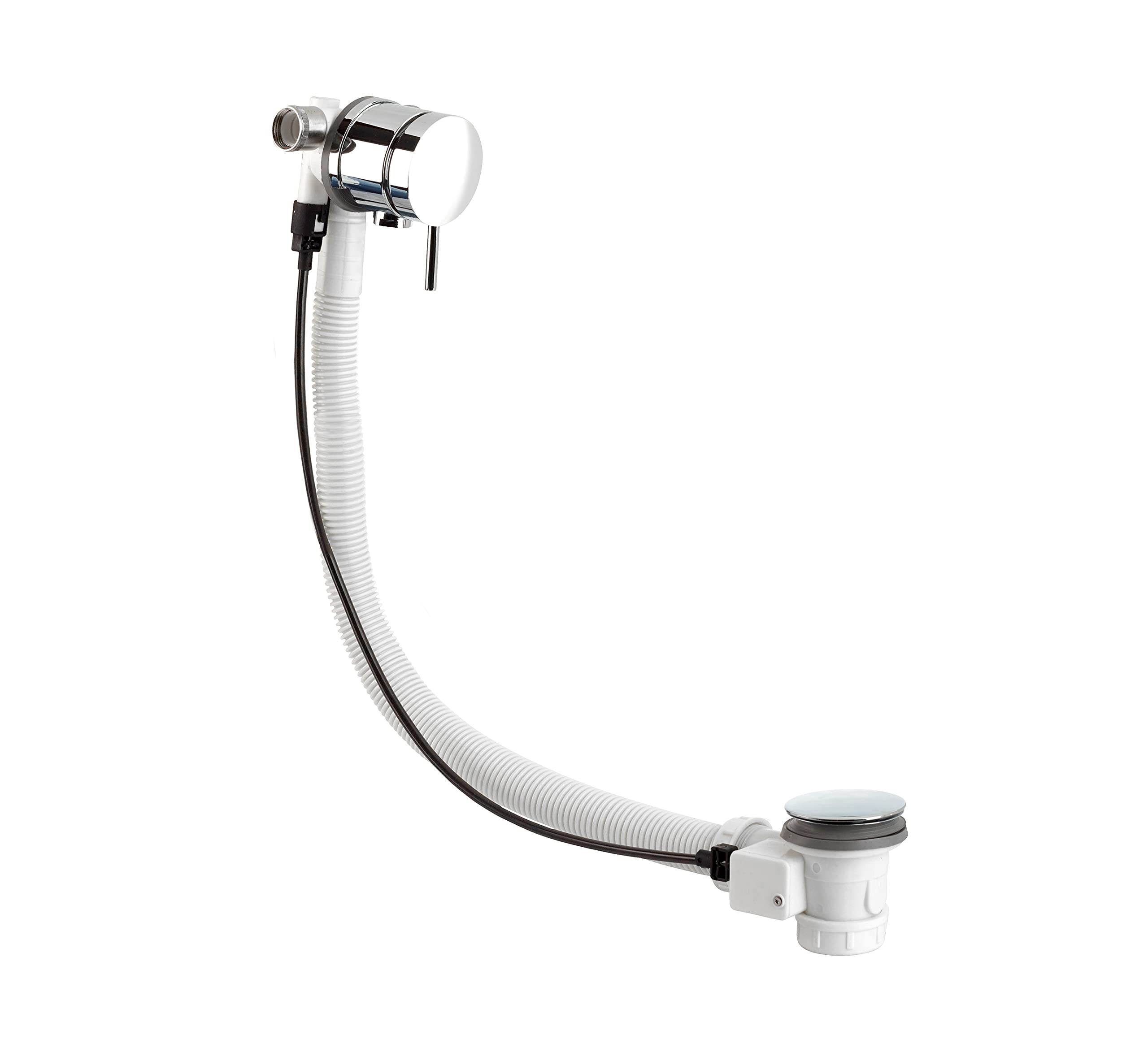Bristan W BATH09 C Bath Filler with Pop up Waste and Overflow C, Chrome