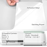 Lya Vinyl Permanent Self-Adhesive Vinyl 12x40 ft Matte White for Cricut view 4