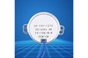 BOQUITE Ty-50B E212993 Ty-50Bty-50B, Turntable Motor, Electric Motor, Synchronous Motor, Low Consumption Motor Low Noise Motor for Heater for Handicrafts(15-18Rpm)