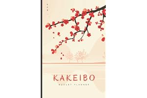 Kakeibo Budget Planner: Kakeibo Journal Personal Expense Tracker for Bookkeeping Budgeting & Money Saving | Monthly Budget Planner Book Bill Payment ... Sakura Flowers 6”x9” (Premium Cream Paper)