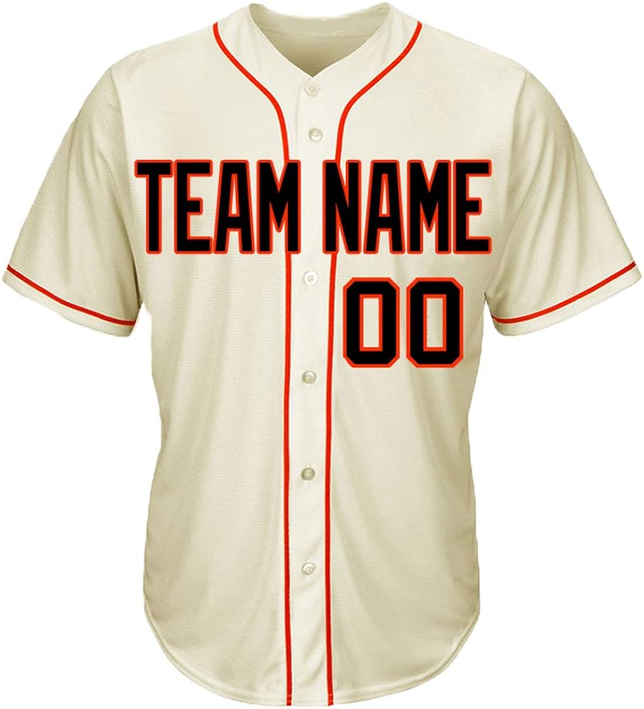 cream baseball uniforms