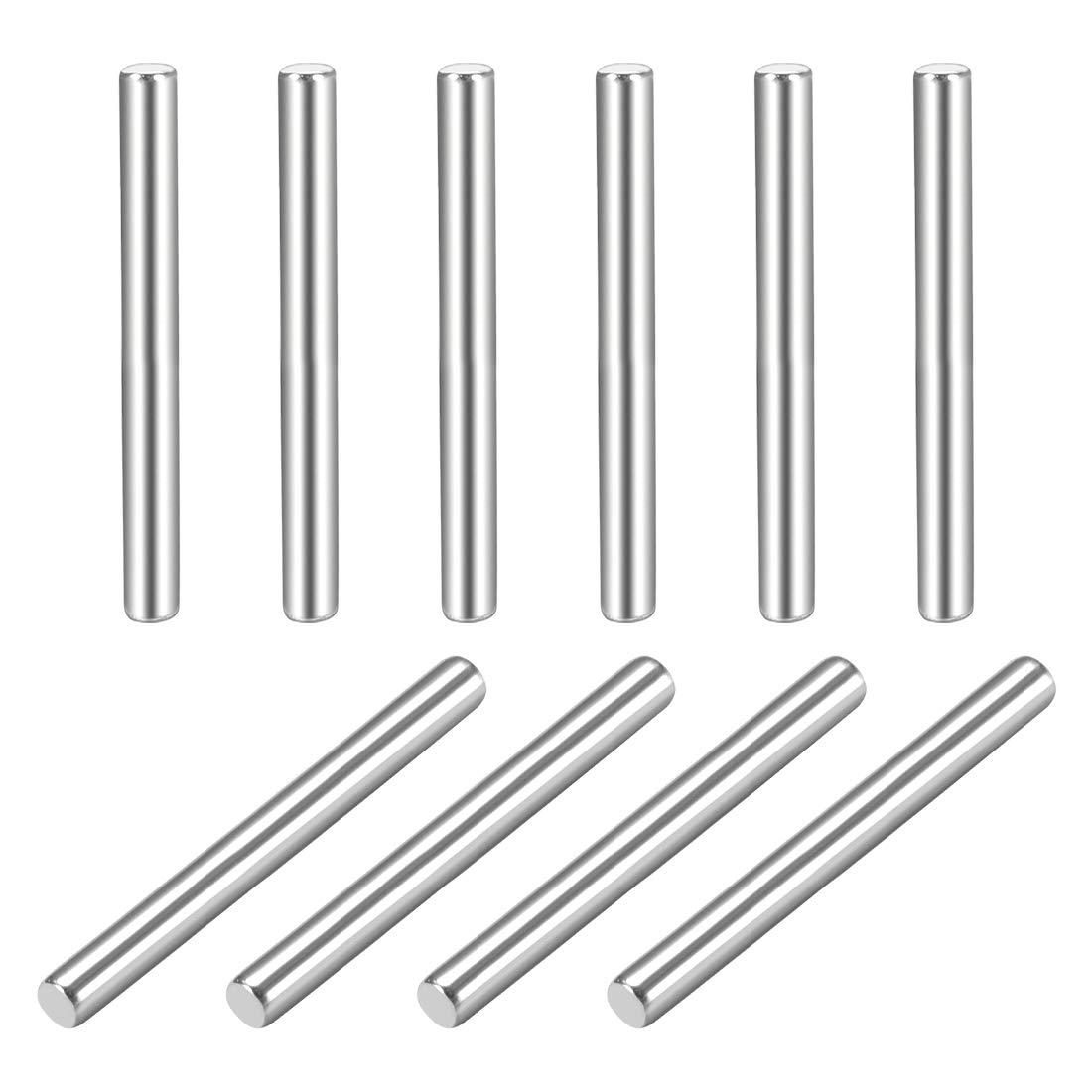 sourcing map 1.5 x 20mm(Approx 1/16") Dowel Pin 304 Stainless Steel Wood Bunk Bed Dowel Pins Shelf Pegs Support Shelves 10Pcs