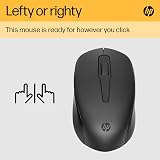 HP 150 Wireless Mouse 1600 DPI 2.4GHz Receiver Ambidextrous Black view 7
