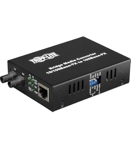 未使用 Panasonic Media Converter 100FX Fast Ethernet Fiber Media Converter - UTP to 100Base-FX - SC