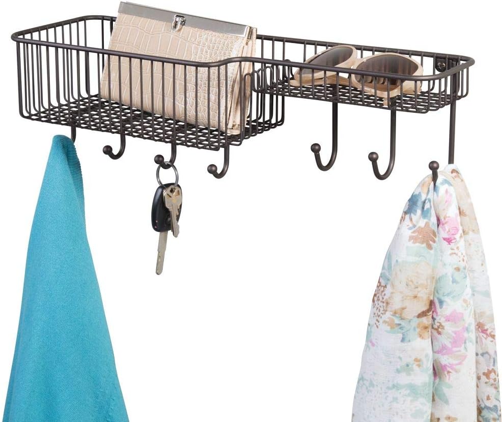 Best 7 Hook Wall Mount Coat Rack