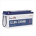 Timeusb 12V 230Ah LiFePO4 Battery, Built-in 150A BMS, Max. 1920W Power Output & 2944Wh Energy Lithium Battery, 15000 Cycles for Your RVs, Solar System, Off-Grid, Camper, etc