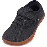 WHITIN Toddler/Little Kids Wide Toe Box Barefoot Shoes + Minimalist Sneakers for Boys Girls + Zero Drop Sole
