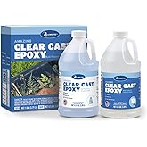 Alumilite Amazing Clear Cast Epoxy Resin Kit 1 Gal for Coating &amp; Castings | Food Safe, Crystal Clear, High-Gloss Finish &ndash; Perfect for Encapsulation, Coatings, Castings, Jewelry, Arts and Crafts