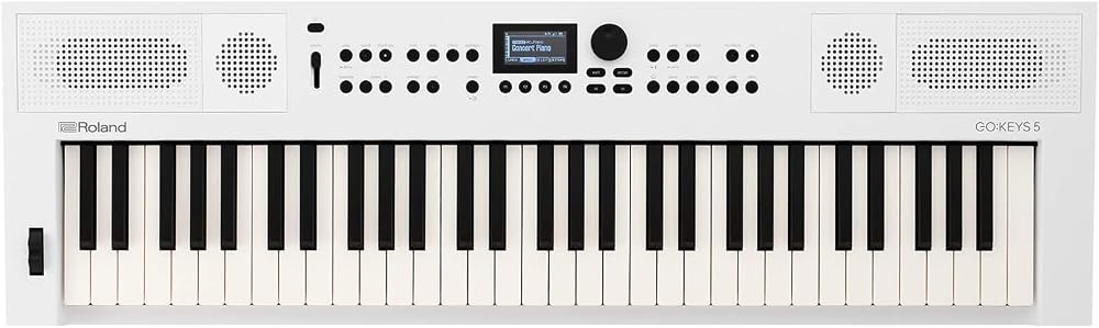 Roland GO:KEYS 5 61-Note Keyboard with ZEN-Core Over 1000 Sounds White