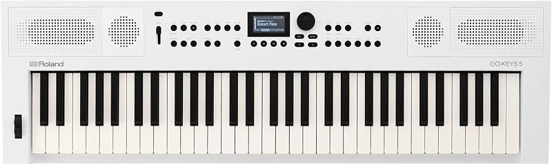 Roland GO:KEYS 5 61-Note Keyboard with ZEN-Core Over 1000 Sounds White