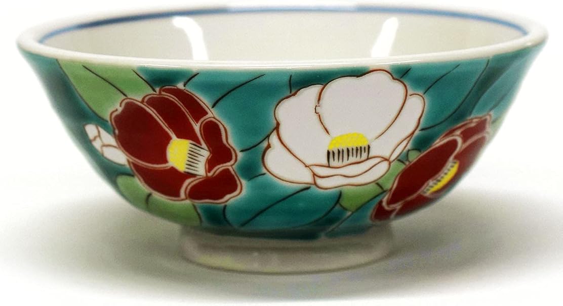 Amazon 九谷焼 ご飯茶碗 椿 陶器 和食器 おしゃれ ブランド 日本製 九谷焼 飯碗