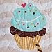 DriftAway 3 Piece Sweet Dream Reversible Quilt Set Ice Cream and Cupcake Pattern Multi Colors Prewashed Twin Soft Pink Hot Pink Aqua Chocolate Cream