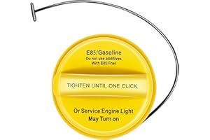 E85 Gas Cap, Fuel Cap Compatible with Chevy Cadillac GMC-2012-2013 Avalanche Silverado 1500, 2012-2014 Silverado 2500HD 3500H
