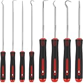 Vutim 8 Piece Automotive Tool, Pick Set, Precision Oil Seal Pick Tool, Mechanical Device Pick for Lock Pick Set, Lock Keys, Pick to Remove Hoses and Gaskets, Pick, Seal Puller