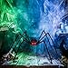 Giant Spider - Giant Spider Decor Scary Furry 43inch Creepy Spider, Hairy Giant Spider Toys For Horror Theme Party Joking Toys Red Eyes and Adjustable Legs