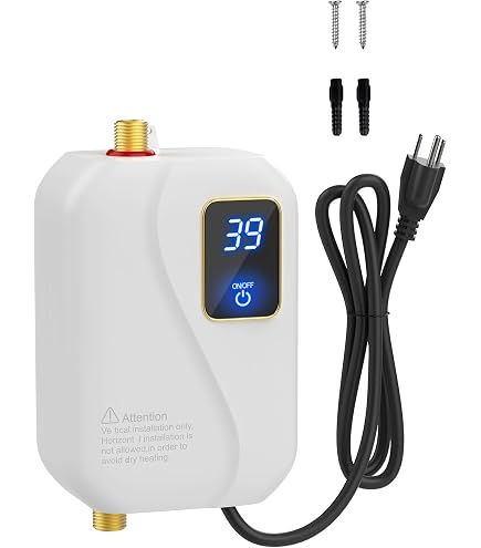 Amazon.com: Tankless Water Heater Electric 110V, 3000W Instant