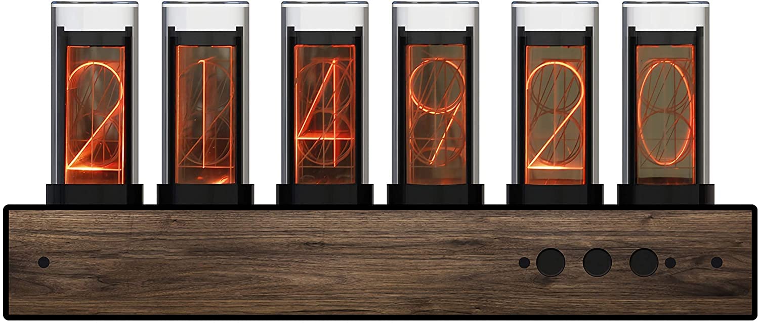 Retro Nixie Clock Inspired Modern Digital Gixie