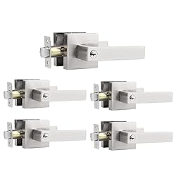 Probrico Square Keyed Alike Entry Door Lever