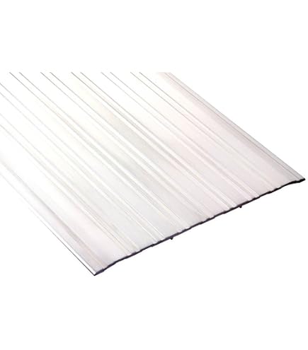 Pemko-2748A36 Aluminum Fluted Saddle Threshold, Mill Finish, 8