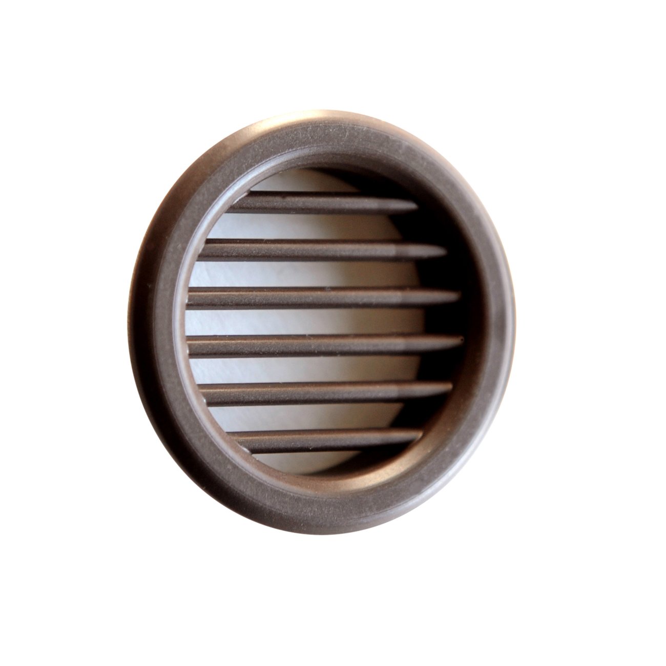 La Ventilazione T3M-Y Round Plastic Recessed Ventilation Grille, Brown, Diametro esterno 40 mm