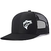 KUBILA Bass Fish Hats for Men Women - Fly Fishing Gifts Dad Hat Baseball Caps
