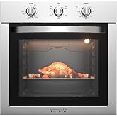 Empava 24" 2.5 cu ft Single Electric Wall Oven, Pizza Mode, Stainless Steel | 4 Cooking Functions, Spacious 2.5 cu ft Capacity, Porcelain Ceramic Finish, 2-Year Warranty