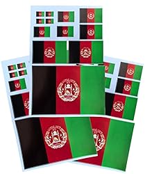 EUIOSFDC Decal in Multiple Sizes Afghanistan Flag