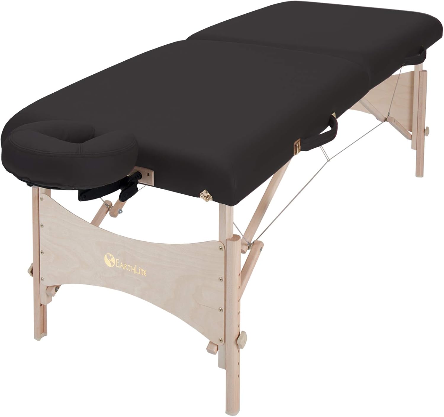 EARTHLITE Portable Massage Table HARMONY DX – Eco-Friendly Design, Hard Maple, Superior Comfort, Deluxe Adjustable Face Cradle, Heavy-Duty Carry Case (30" x 73"): Sports & Outdoors