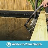 Swell UK Pond Vacuum Cleaner Sludge Vac 1400W with 25L Tank Three Nozzles view 6