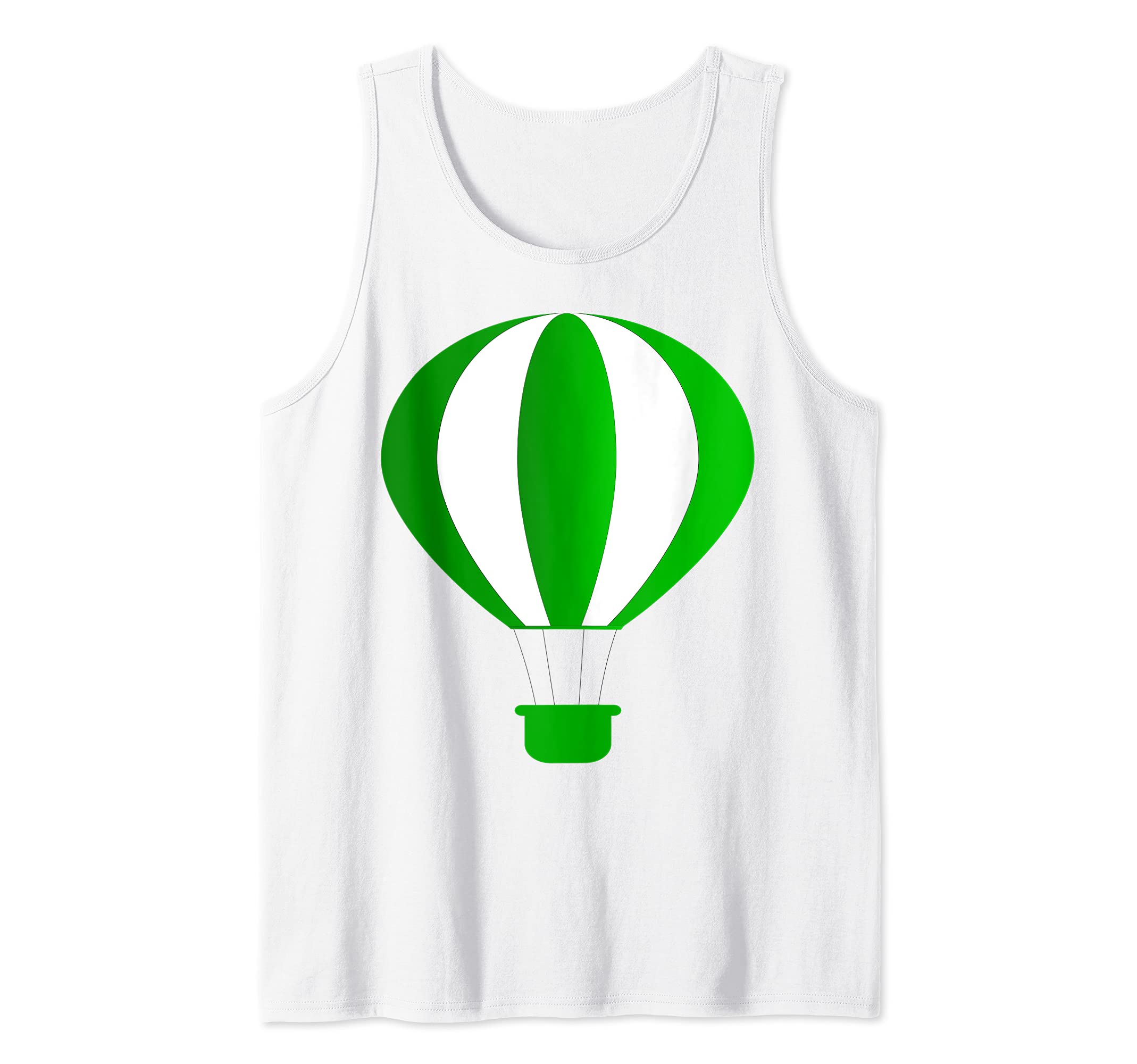 Green Hot Air Balloon Tank Top