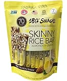 180 Snacks Pre-Meal Snack Skinny Rice Bar with Himalayan Salt 1 Pack, 3 ...