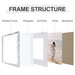Vittanly 11x14 Picture Frames Set of 9, Display