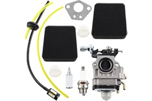 TOPREPAIR Carburetor for Eskimo Mako M43 Viper 43cc Engine M43Q9 Z51Q8 Ice Auger Motor Carb