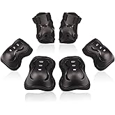 BOSONER Kids/Youth Knee Pad Elbow Pads Guards Protective Gear Set for Roller Skates Cycling BMX Bike Skateboard Inline Skatings Scooter Riding Sports