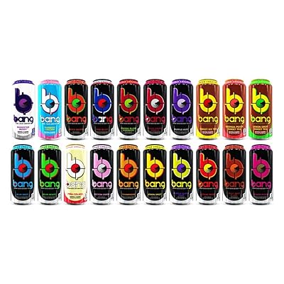 Bang Energy Drinks - 6, 16 ounce cans (6 Flavor Variety Pack)