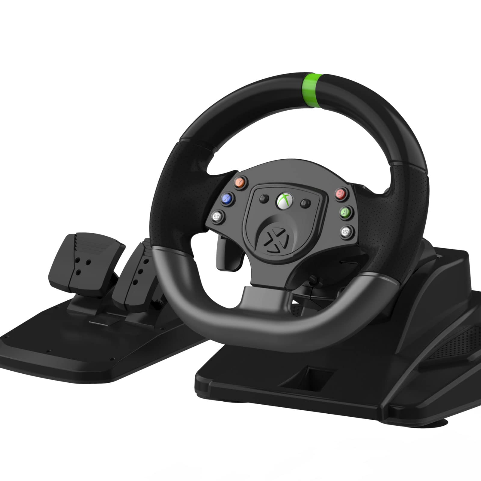 DOYO Gaming Steering Racing Wheel for Xbox 360, Volante para PC, 180 Degree Driving Wheels with pedals and Shifter for XBOX 360 / PS3 / PC/Switch/Android